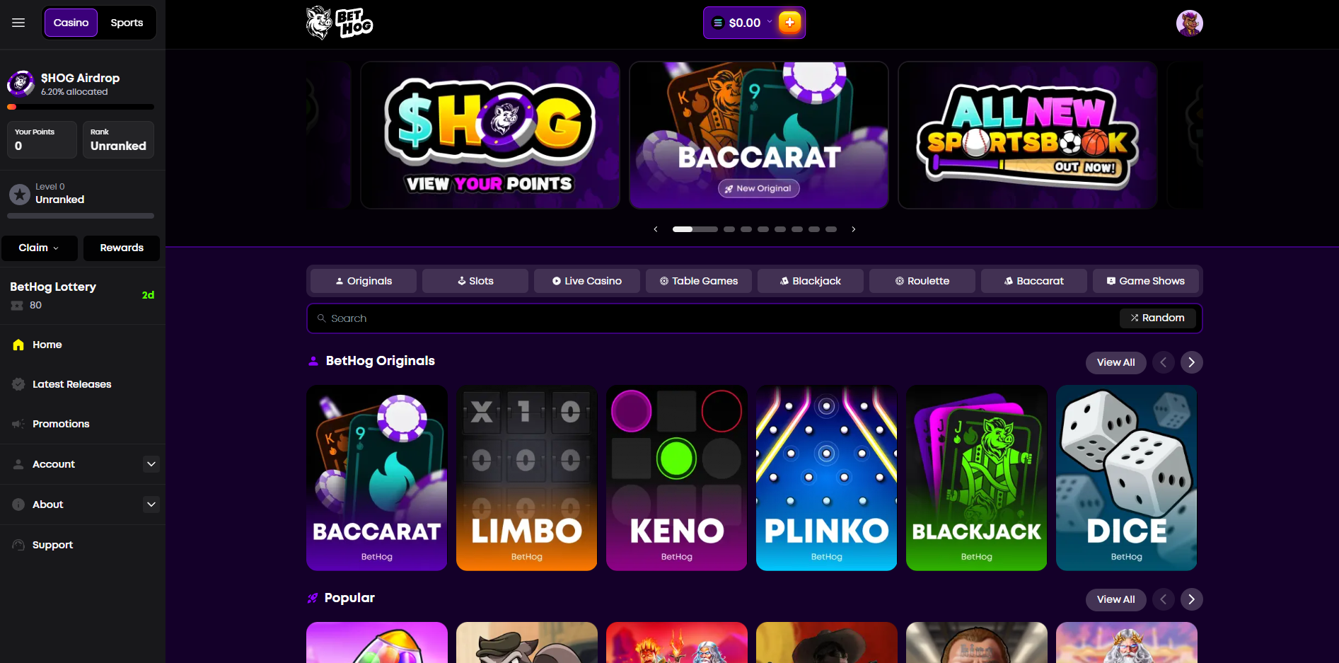 BetHog Screenshot
